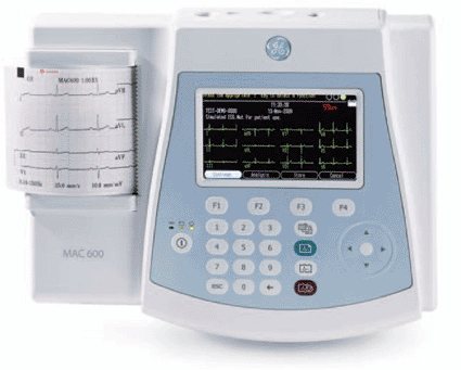 Image: The GE Heathcare MAC 600 Resting ECG (photo courtesy GE Healthcare).